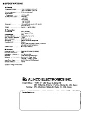 Alinco DR-112 SM VHF UHF FM Radio Owners Manual page 17