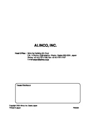 Alinco DJ-X3 VHF UHF FM Radio Service Manual page 34