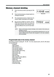 Alinco DR-620 VHF UHF FM Radio Owners Manual page 23