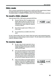 Alinco DR-620 VHF UHF FM Radio Owners Manual page 25