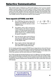 Alinco DR-620 VHF UHF FM Radio Owners Manual page 43