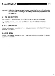 Alinco RS4-RS 5 VHF UHF FM Radio Owners Manual page 14