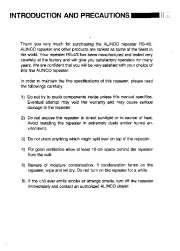 Alinco RS4-RS 5 VHF UHF FM Radio Owners Manual page 3
