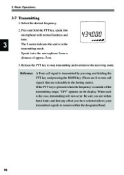 Alinco DJ-S40 VHF UHF FM Radio Instruction Owners Manual page 20