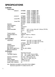 Alinco DR-605 VHF UHF FM Radio Instruction Service Manual page 2