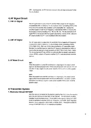 Alinco DR-605 VHF UHF FM Radio Instruction Service Manual page 5
