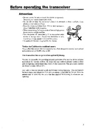 Alinco DR-135 DR-435 MK3 FXE VHF UHF FM Radio Instruction Manual page 9