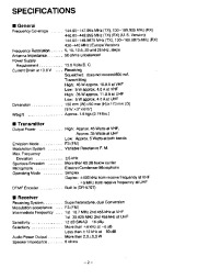 Alinco DR-570 Radio Instruction Service Manual page 2