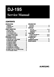 Alinco DJ-195 VHF UHF FM Radio Service Manual page 1