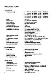 Alinco DJ-195 VHF UHF FM Radio Service Manual page 3