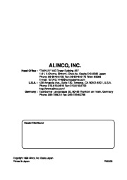 Alinco DJ-195 VHF UHF FM Radio Service Manual page 34