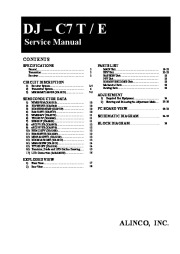 Alinco DJ-C7 SM VHF UHF FM Radio Service Manual page 1