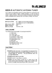 Alinco EDX2-SM VHF UHF FM Radio Service Manual page 6