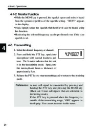 Alinco DJ-S45 CQ T E VHF UHF FM Radio Owners Manual page 22