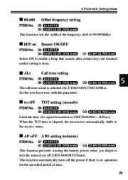 Alinco DJ-S45 CQ T E VHF UHF FM Radio Owners Manual page 25