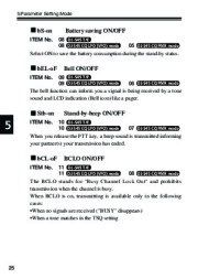 Alinco DJ-S45 CQ T E VHF UHF FM Radio Owners Manual page 26