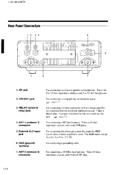 Alinco DX-70 HF 50 FM Radio Instruction Owners Manual page 10