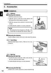 Alinco DJ-S17 DJ-S47 E TFH VHF UHF FM Radio Instruction Owners Manual page 14