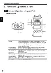 Alinco DJ-S17 DJ-S47 E TFH VHF UHF FM Radio Instruction Owners Manual page 20