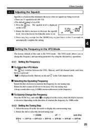 Alinco DJ-S17 DJ-S47 E TFH VHF UHF FM Radio Instruction Owners Manual page 25