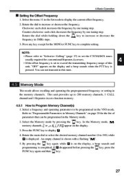 Alinco DJ-S17 DJ-S47 E TFH VHF UHF FM Radio Instruction Owners Manual page 27