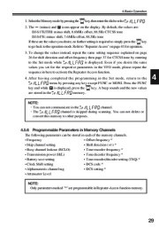 Alinco DJ-S17 DJ-S47 E TFH VHF UHF FM Radio Instruction Owners Manual page 29