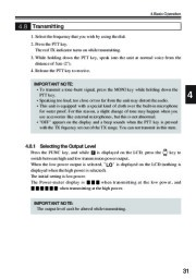 Alinco DJ-S17 DJ-S47 E TFH VHF UHF FM Radio Instruction Owners Manual page 31