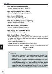 Alinco DJ-S17 DJ-S47 E TFH VHF UHF FM Radio Instruction Owners Manual page 46