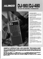Alinco DJ-180 VHF UHF FM Radio Instruction Owners Manual page 1