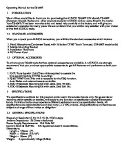 Alinco DJ-600T Radio Instruction Owners Manual page 1