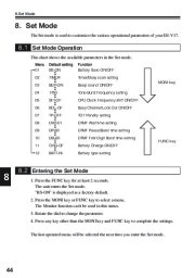 Alinco DJ-V17T E R TFH Radio Instruction Owners Manual page 44