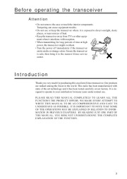 Alinco DR-135 VHF UHF FM Radio Instruction Owners Manual page 5