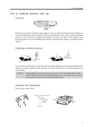 Alinco DR-135 VHF UHF FM Radio Instruction Owners Manual page 9
