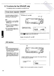 Alinco DR-610T DR-610E VHF UHF FM Radio Instruction Owners Manual page 46