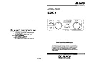 Alinco EDX-1 VHF UHF FM Radio Tunner Instruction Manual page 1