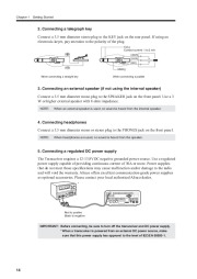 Alinco DX-SR8 HF FM Radio Owners Manual page 16