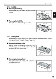 Alinco DJ-175 T R TFH Radio Instruction Owners Manual page 15