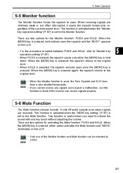 Alinco DJ-X11 FM Radio Owners Manual page 27