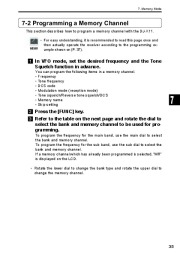 Alinco DJ-X11 FM Radio Owners Manual page 35