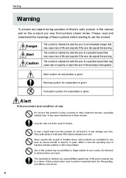 Alinco DJ-X11 FM Radio Owners Manual page 4