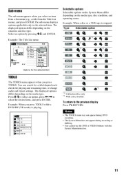 Sony RDR-VX410 DVD Recorder VCR Combination Users Guide Manual page 11