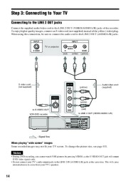 Sony RDR-VX410 DVD Recorder VCR Combination Users Guide Manual page 14