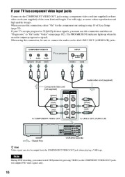 Sony RDR-VX410 DVD Recorder VCR Combination Users Guide Manual page 16