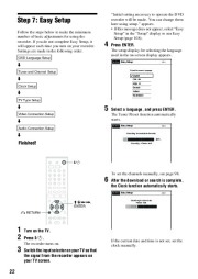 Sony RDR-VX410 DVD Recorder VCR Combination Users Guide Manual page 22