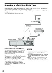 Sony RDR-VX410 DVD Recorder VCR Combination Users Guide Manual page 28