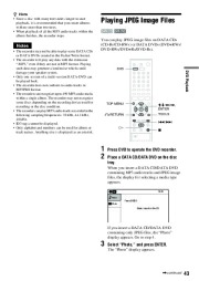 Sony RDR-VX410 DVD Recorder VCR Combination Users Guide Manual page 43