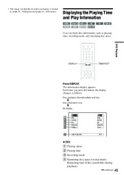 Sony RDR-VX410 DVD Recorder VCR Combination Users Guide Manual page 45