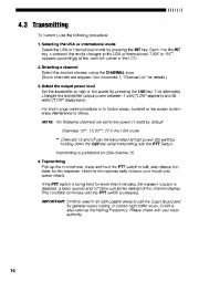 Alinco DR-MA1 VHF UHF FM Radio Instruction Owners Manual page 16