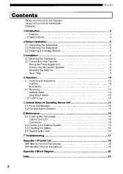 Alinco DR-MA1 VHF UHF FM Radio Instruction Owners Manual page 4