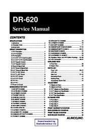 Alinco DR-620 VHF UHF FM Radio Instruction Service Manual page 1